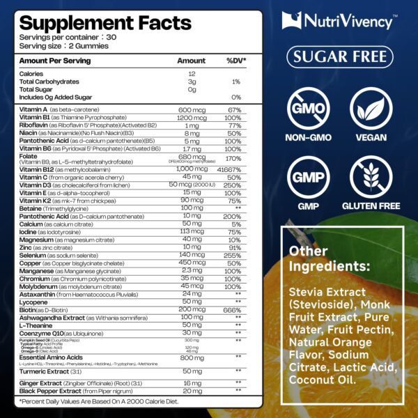 Etiqueta lateral con ingredientes y información nutricional