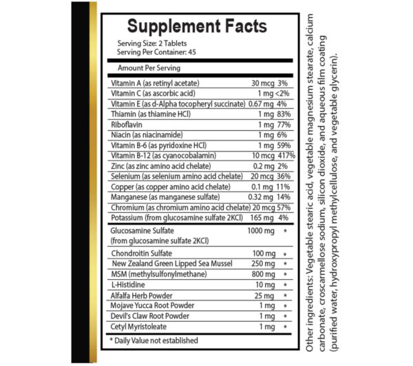 Etiqueta frontal de Joint Matrix Pro