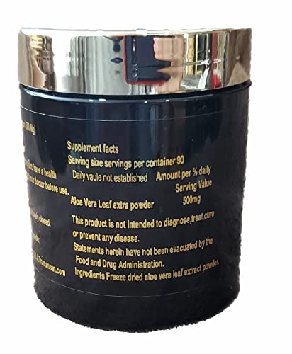 Version 1.0.0 Etiqueta lateral Trumannan extracto aloe vera natural