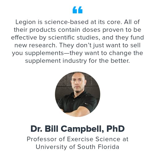 Etiqueta LEGION suplemento vitaminas D3 K2 y K1 natural