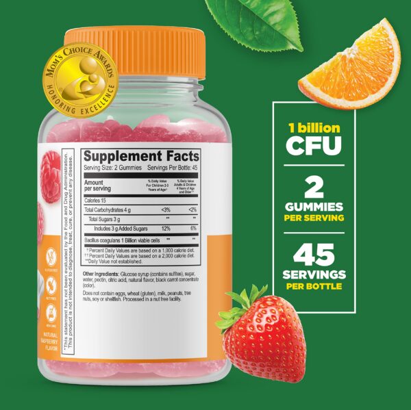 Version 1.0.0 Lifeable gomitas de probiótico y zinc