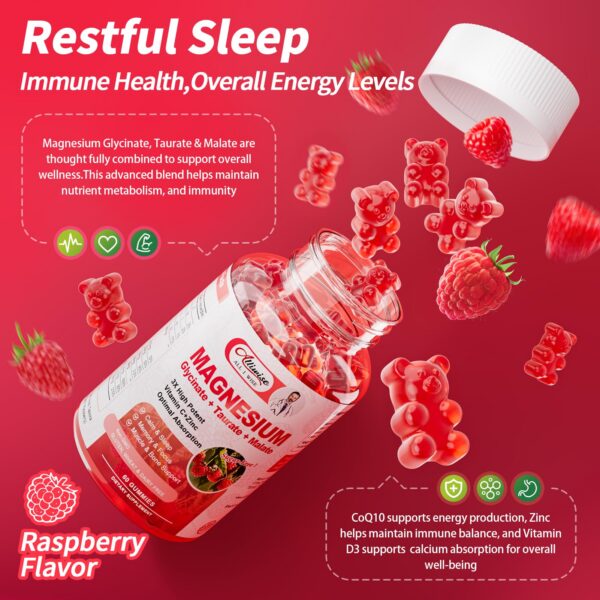 Etiqueta del suplemento magnesio glicinato