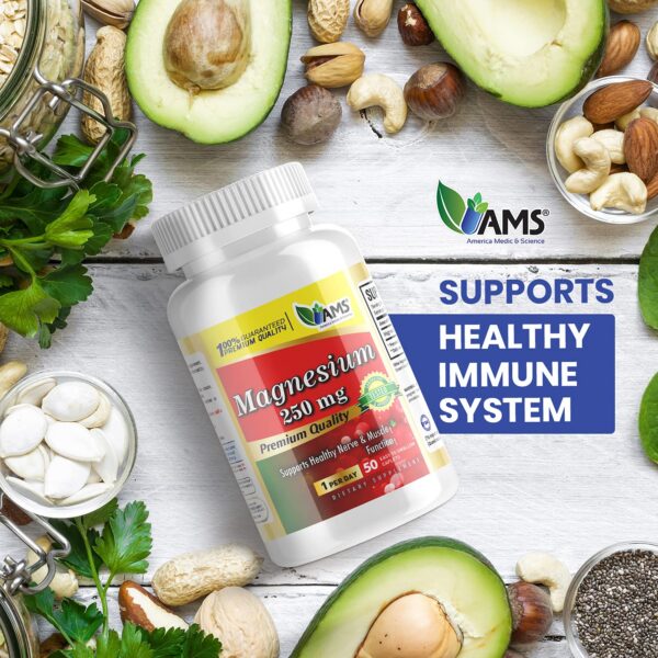 Etiqueta del producto Magnesio 250 mg