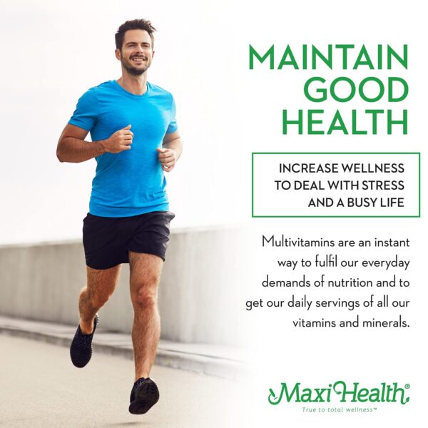 Etiqueta de Maxi Health Two Complete Multivitaminas