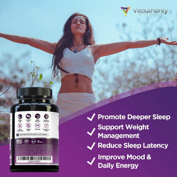 Version 1.0.0 Etiqueta MELT PM de Vitauthority con ingredientes naturales