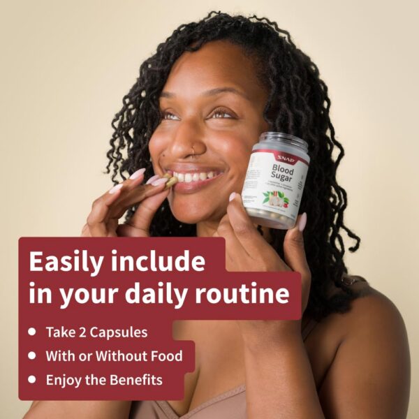 Suplemento Snap 180 cápsulas metabolismo saludable azúcar