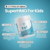 Etiqueta mezcla prebiótica SuperHMO 5 HMOs para niños
