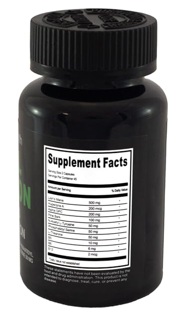 Etiqueta de Mindful Perfection con ingredientes