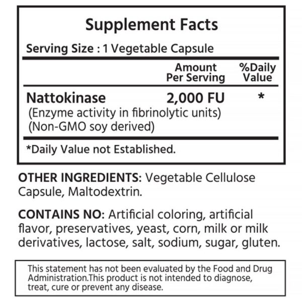 Version 1.0.0 Etiqueta ML Naturals Nattokinase