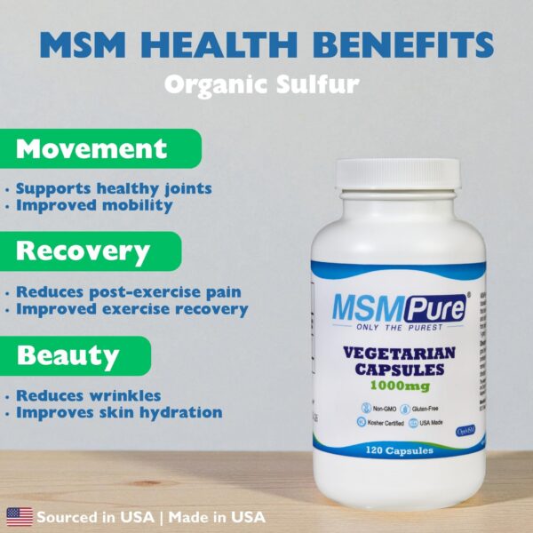 Version 1.0.0 Etiqueta de producto MSMPure OptiMSM