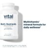 Etiqueta de multivitaminas Vital Nutrients