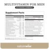 Version 1.0.0 Etiqueta multivitaminico hombres naturaleza vitaminas minerales