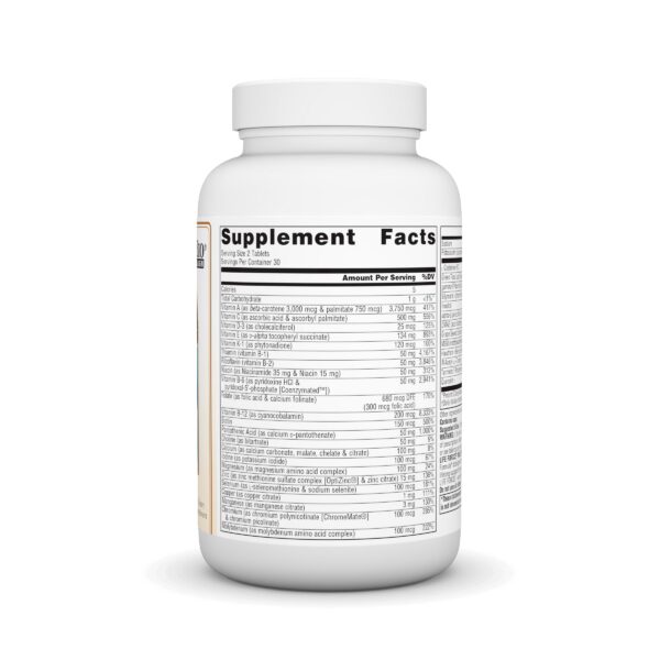 Version 1.0.0 Etiqueta del multivitamínico Life Force de Source Naturals