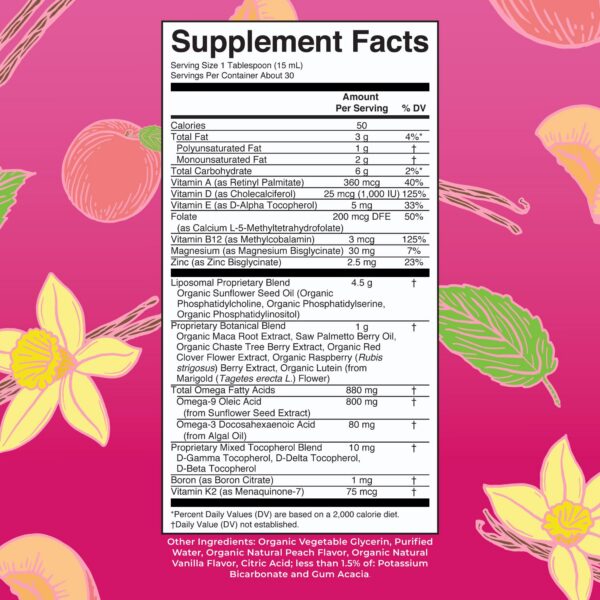 Etiqueta multivitamínico mujeres 40+ ingredientes MaryRuth