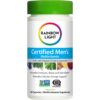 Version 1.0.0 Etiqueta multivitaminico Rainbow Light hombres con vitaminas y probioticos