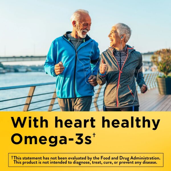 Etiqueta del frasco de Nature Made Fish Oil Omega-3