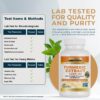 Etiqueta Nature's Lab cúrcuma Curcumina C3 Complex
