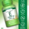 Etiqueta Nature's Truth para vitamina e cápsulas blandas