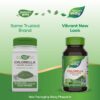 Version 1.0.0 Etiqueta Nature's Way Chlorella detalle