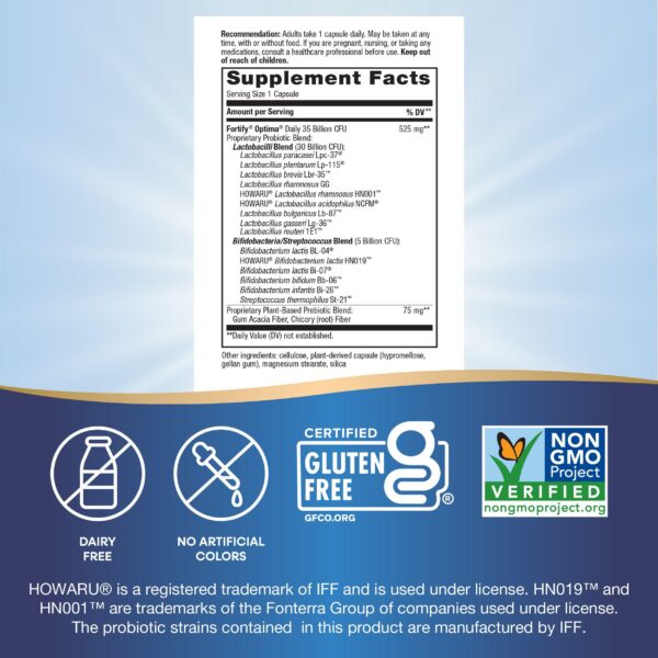 Cápsulas Nature's Way probiótico 15 cepas para salud intestinal