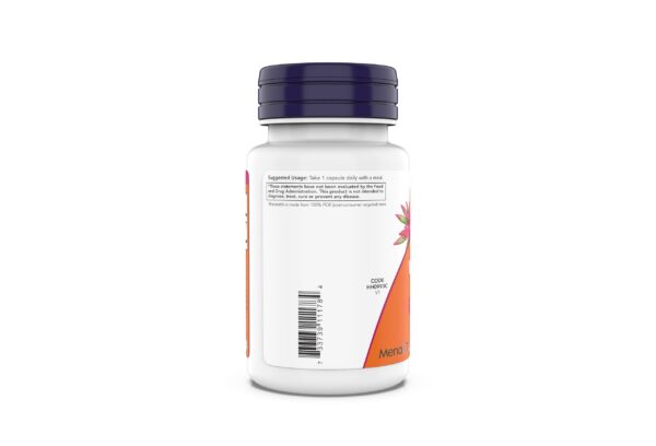 Etiqueta Now MK-7 vitamina K-2 apoyo óseo y cardiovascular
