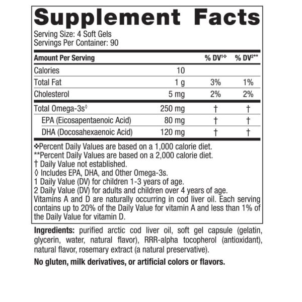 Etiqueta nutricional detallada