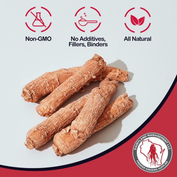 Etiqueta nutricional ginseng rojo coreano Dairyland