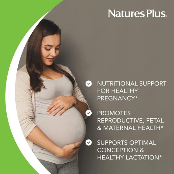 Version 1.0.0 Etiqueta nutricional Natures Plus prenatal 800 mcg folato