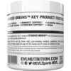 Etiqueta nutricional de Evlution Stacked Greens