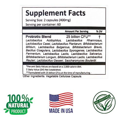 Etiqueta nutrimental Herbs SRA mezcla probiótica ProbioticGut