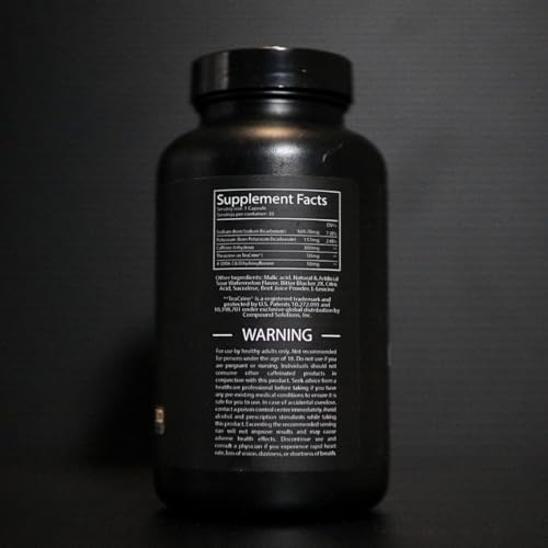 Etiqueta nutrimental suplemento ATP Troponin Nutrition