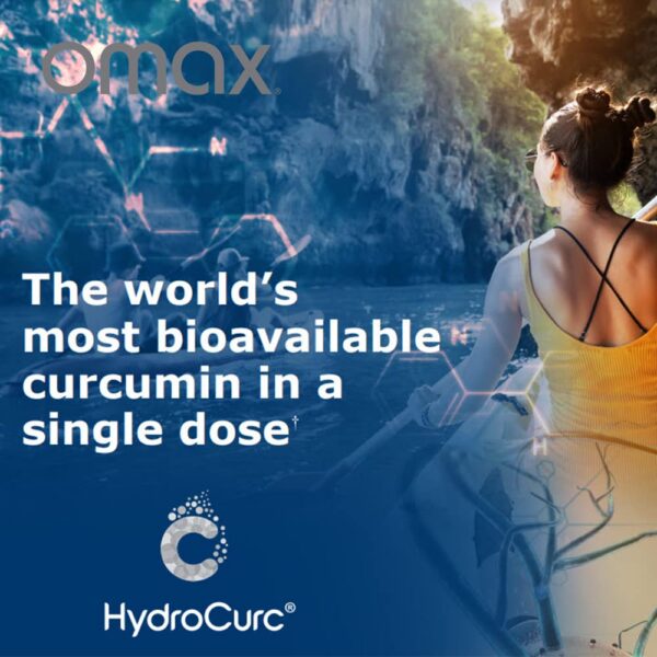 Etiqueta Omax HydroCurc alta absorción para articulaciones