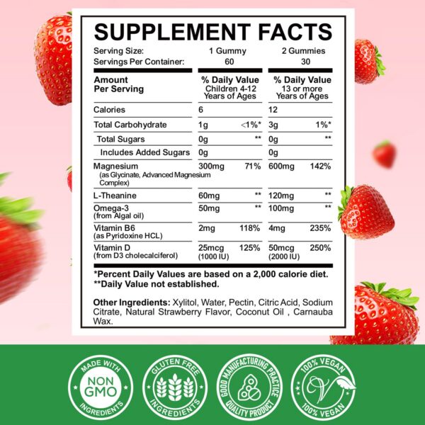 Etiqueta con Omega-3 y vitaminas D3/B6