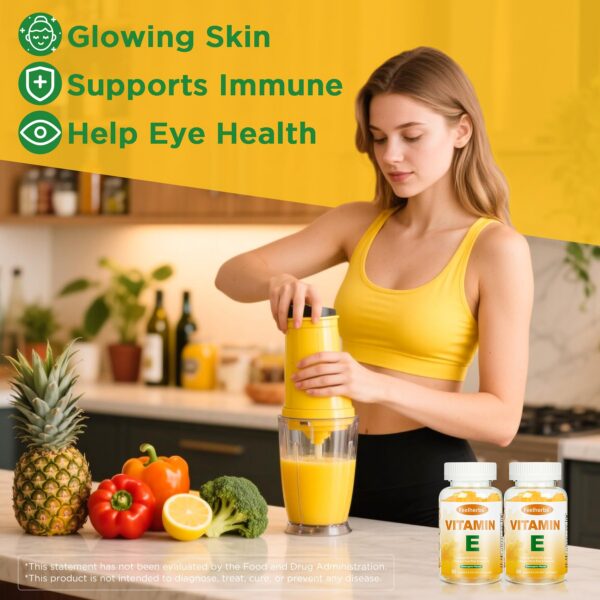 Etiqueta paquete gomitas vitamina E Feelherbs