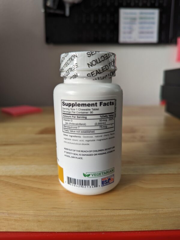 Etiqueta del paquete Vitalidad