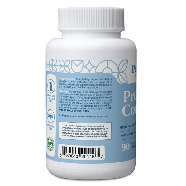 Version 1.0.0 Etiqueta frontal Pattern Wellness Prenatal