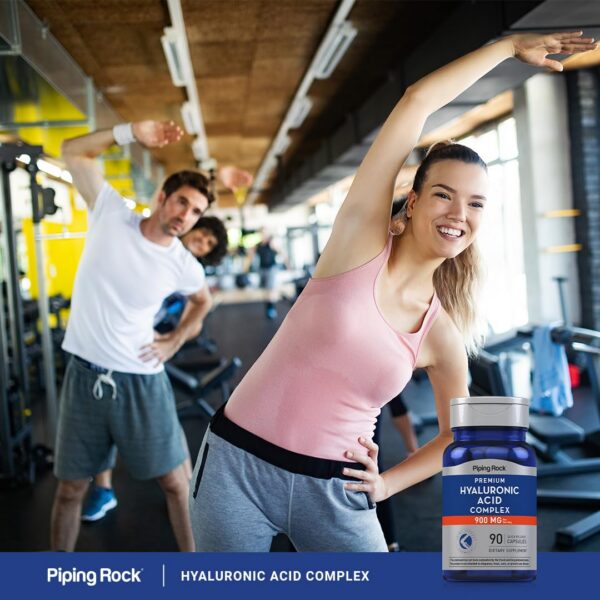 Etiqueta de Piping Rock ácido hialurónico