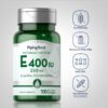 Etiqueta Piping Rock vitamina e 400 ui 100 cápsulas