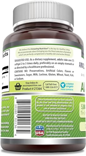 Etiqueta producto Amazing Formulas Aloe Vera 5000 mg