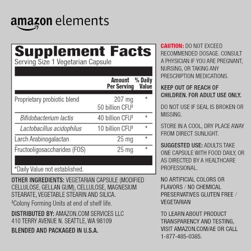 Version 1.0.0 Envase lateral probiótico Amazon Elements