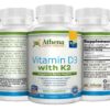 Etiqueta producto Athena Vitamina D3 K2 con información nutricional