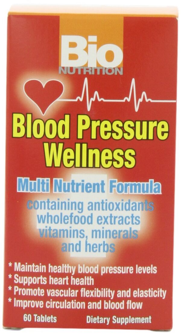 Etiqueta de producto Bio Nutrition presión arterial