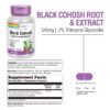 Etiqueta del producto Cohosh Negro Solaray 545mg