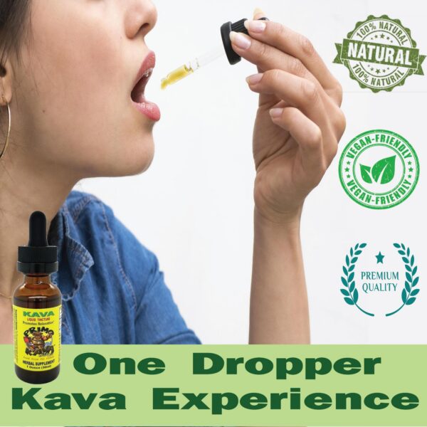 Etiqueta producto gotas kava PRIMO KAVA 50 mg kavalactonas