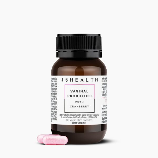 Etiqueta producto JSHealth probiótico vaginal