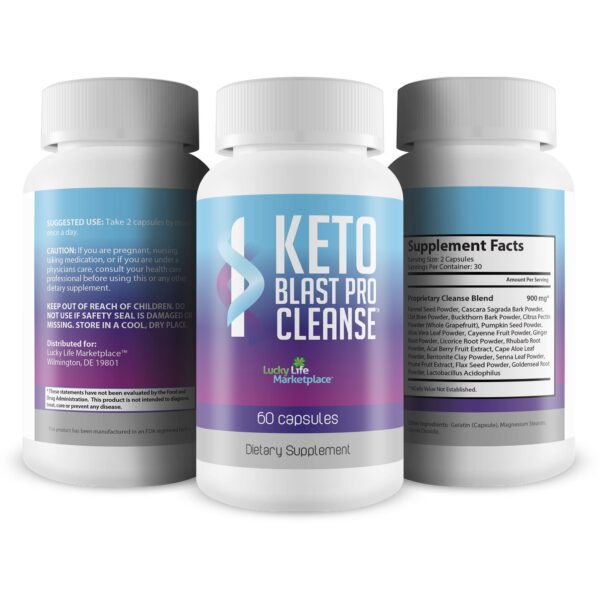 Etiqueta del producto Keto Blast Pro Cleanse desintoxicante