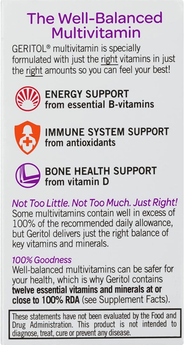 Version 1.0.0 Paquete Geritol Complete multivitaminas 100 tabletas