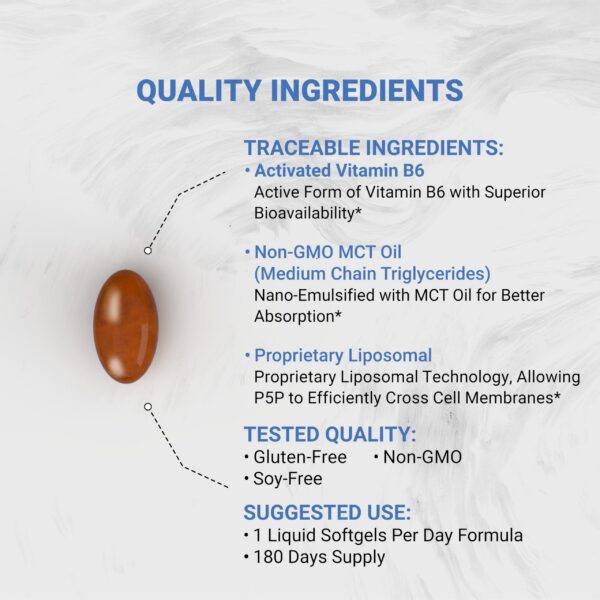 Etiqueta del producto Naturalis Liposomal P-5-P