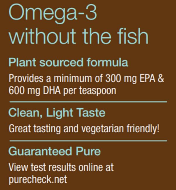 Etiqueta frontal del producto Omega-3 vegetal Nature's Way NutraVege