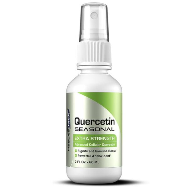 Etiqueta del producto Quercetina Estacional Results RNA spray oral